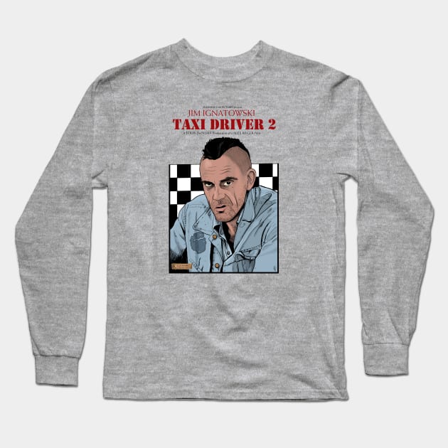 Taxi Driver 2 Long Sleeve T-Shirt by kyohazard